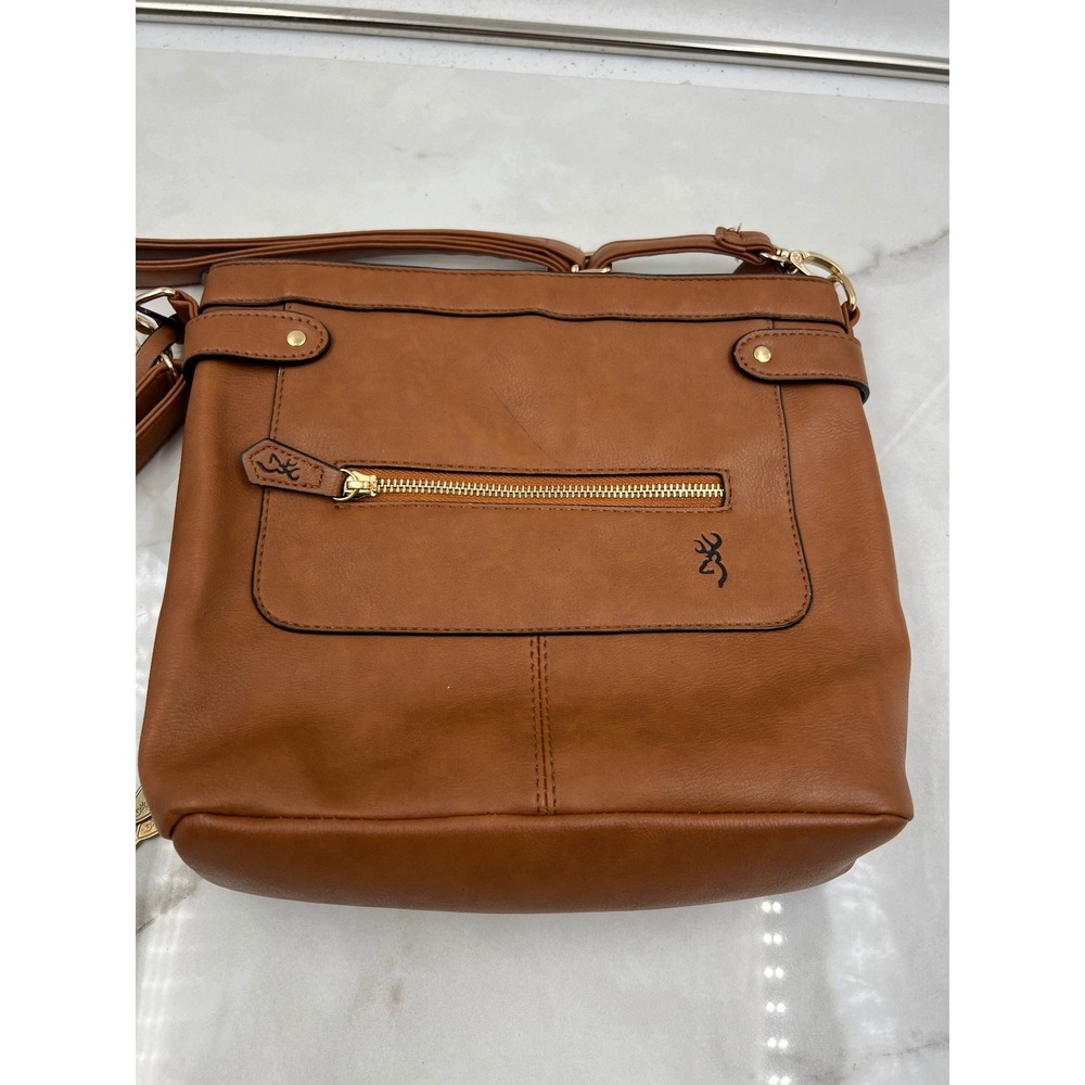 Browning Catrina Concealed Carry Purse CCW Gun Handbag Crossbody Tan
